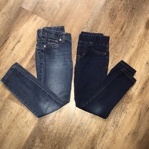 2 pairs cat and jack  jeans